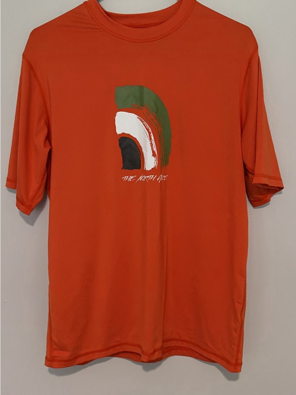 The North Face Men's Orange Short-Sleeve Graphic Tee